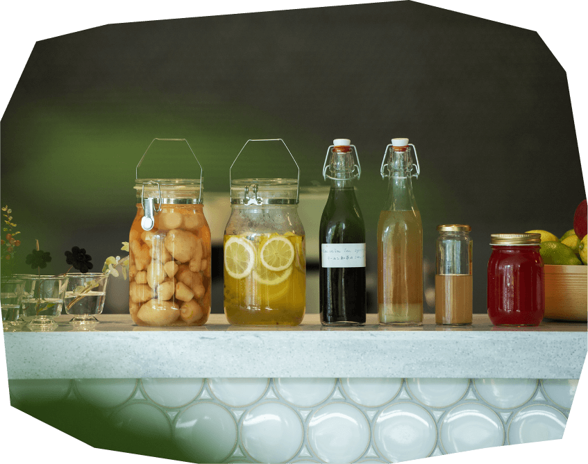 スッと喉を潤す、季節のハーブを